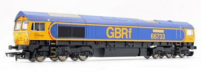 Pre-Owned R3916 GBRf Co-Co Class 66733 'Cambridge PSB' Diesel Locomotive