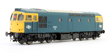 Pre-Owned Class 33/2 BR Blue 33202 With Full Yellow Ends Diesel Locomotive