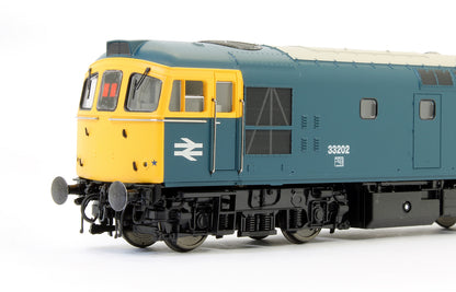 Pre-Owned Class 33/2 BR Blue 33202 With Full Yellow Ends Diesel Locomotive