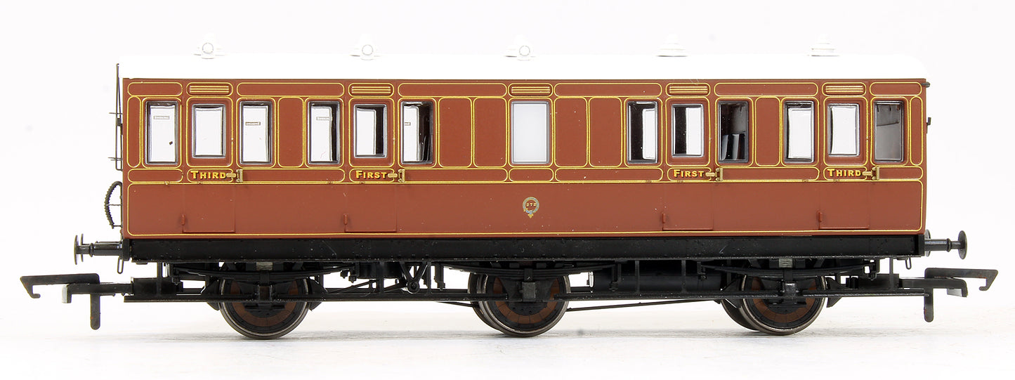 Pre-Owned Pack of 4 LBSCR Umber (4BT, 6CL, 4T, 6BT) Passenger Coaches