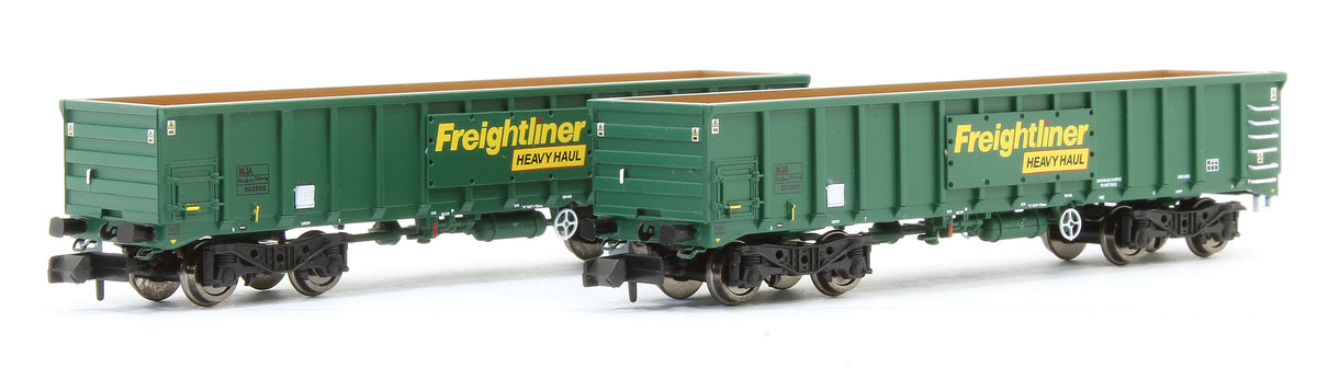 Pre-Owned MJA Freightliner Heavy Haul Bogie Box Van Twin Pack 502005 & 502006