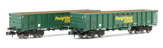 Pre-Owned MJA Freightliner Heavy Haul Bogie Box Van Twin Pack 502011 & 502012
