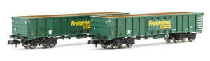 MJA Freightliner Heavy Haul Bogie Box Van 502011 & 012