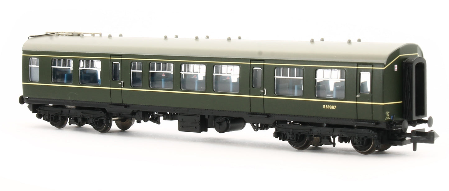 Pre-Owned 371-887DS Class 108 3 Car DMU BR Green Speed Whiskers (DCC Sound)