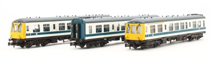 Class 108 3 Car DMU BR White & Blue