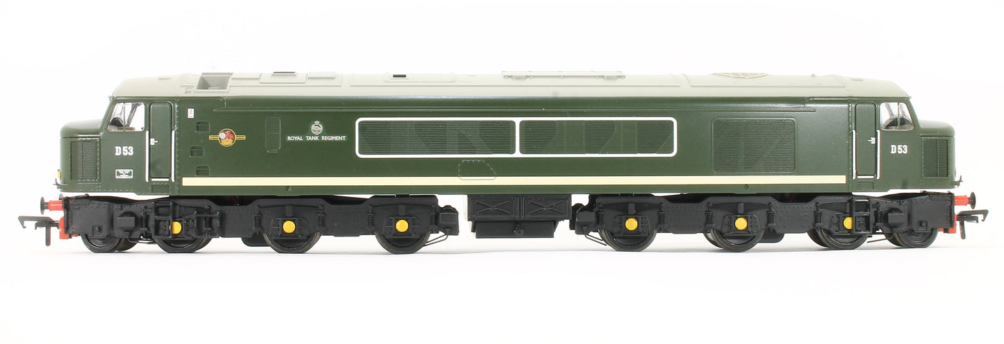 Class 45/0 Centre Headcode D53 'Royal Tank Regiment' BR Green (Small Yellow Panels) (DCC Ready)