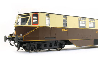 GWR AEC ‘Razor Edge' Railcar GWR Chocolate/Cream (White roof & monogram) No.22 Diesel Locomotive