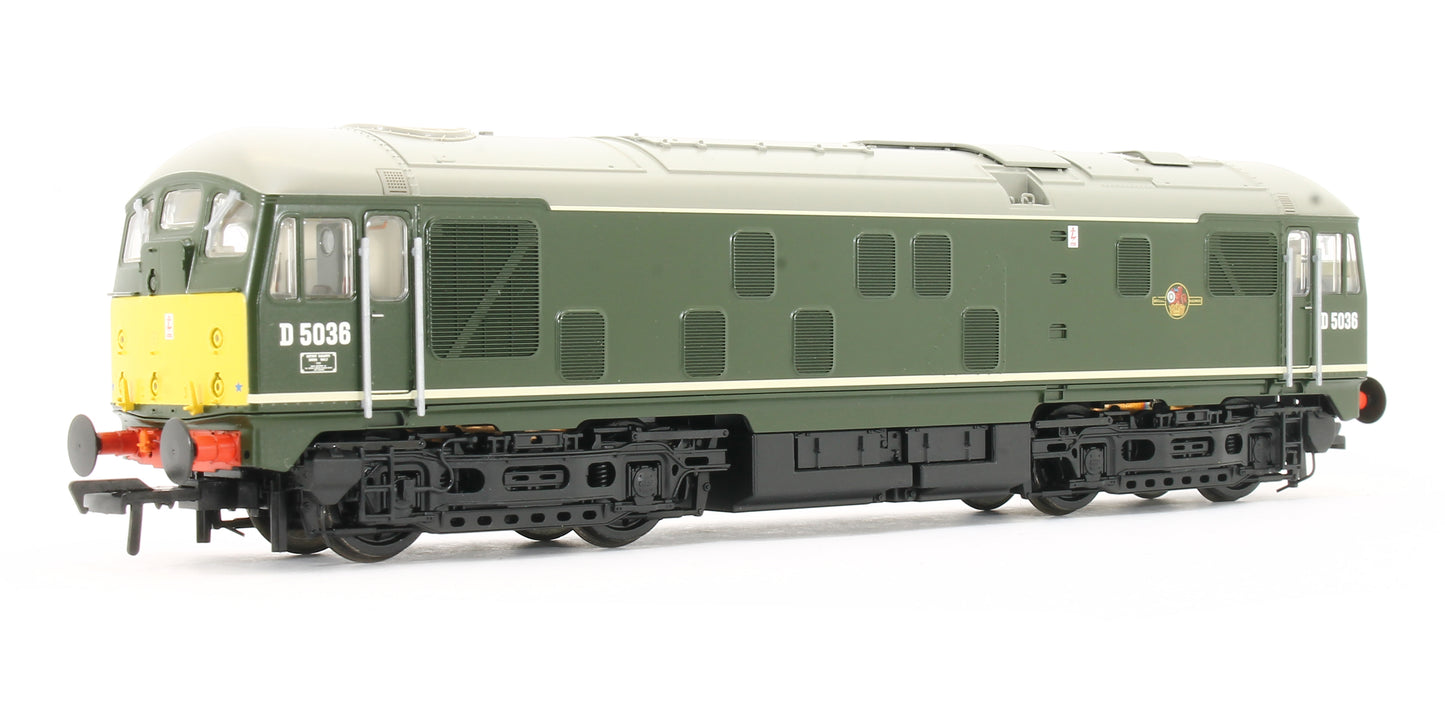 Class 24/0 D5036 Disc Headcode BR Green (Small Yellow Panels) Diesel Locomotive