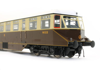GWR AEC ‘Razor Edge' Railcar GWR Chocolate/Cream (White roof & monogram) No.22 Diesel Locomotive