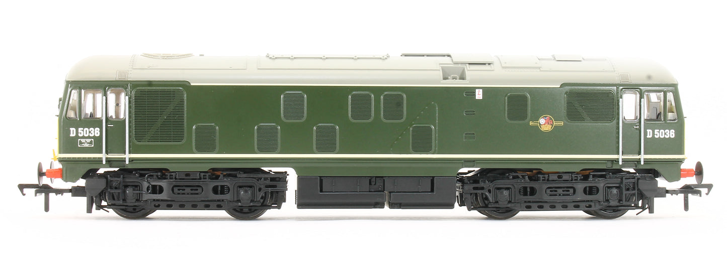 Class 24/0 D5036 Disc Headcode BR Green (Small Yellow Panels) Diesel Locomotive