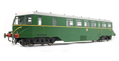 GWR AEC ‘Razor Edge' Railcar BR green with speed whiskers (white cab roofs) No.W32W Diesel Locomotive