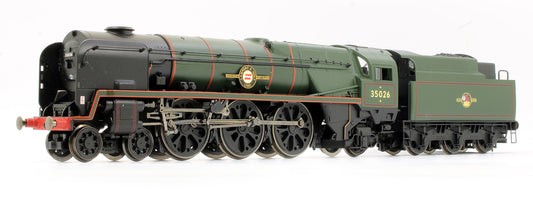Pre-Owned BR 4-6-2 Merchant Navy Class 'Lamport And Holt Line' 35026 Steam Locomotive
