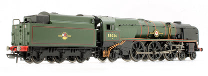 Pre-Owned BR 4-6-2 Merchant Navy Class 'Lamport And Holt Line' 35026 Steam Locomotive