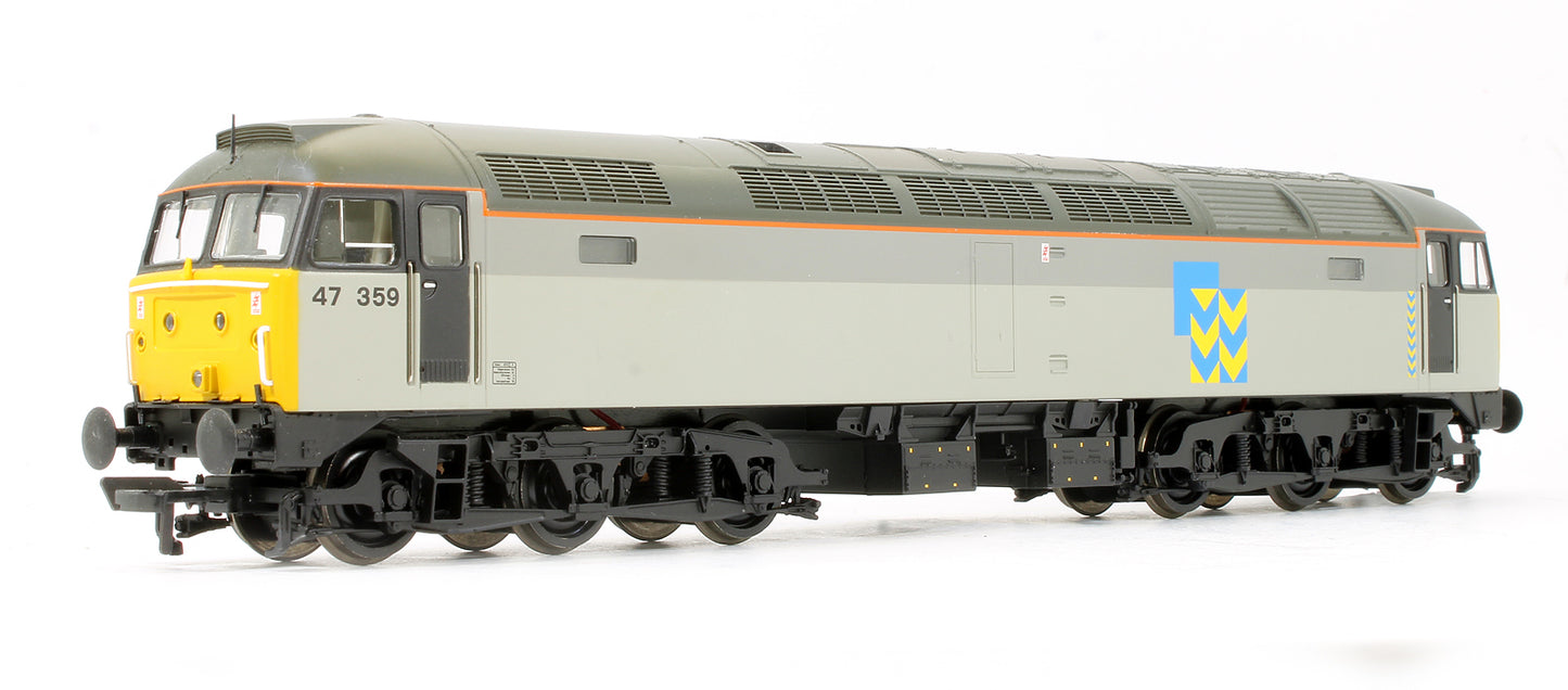 Pre-Owned 31-662 Class 47359 BR Railfreight Grey Metals Sector Diesel Locomotive