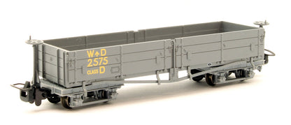 Open Bogie Wagon WD Grey