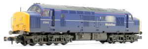 Class 37/0 Centre Headcode 37242 Mainline Freight Diesel Locomotive - Weathered