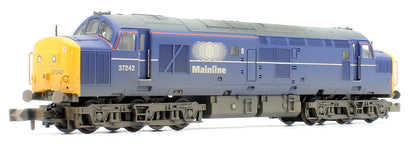 Class 37/0 Centre Headcode 37242 Mainline Freight Diesel Locomotive - Weathered