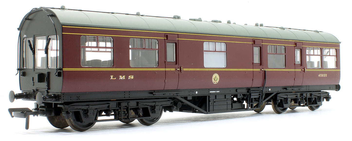 LMS 50ft Inspection Saloon LMS Crimson Lake No. 45035