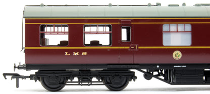 LMS 50ft Inspection Saloon LMS Crimson Lake No. 45035