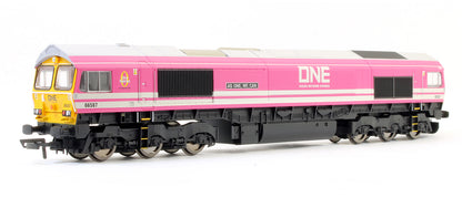 Pre-Owned R3923 Ocean Network Express Class 66 'As One We Can' No.66587 Diesel Locomotive