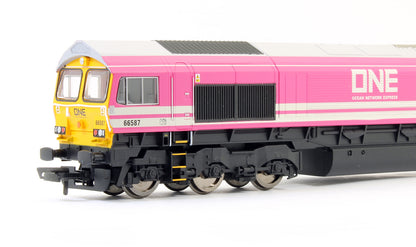 Pre-Owned R3923 Ocean Network Express Class 66 'As One We Can' No.66587 Diesel Locomotive