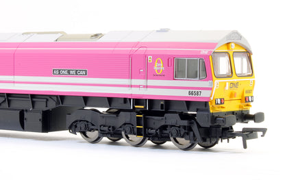 Pre-Owned R3923 Ocean Network Express Class 66 'As One We Can' No.66587 Diesel Locomotive