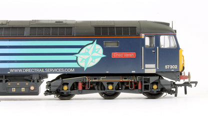 Class 57/3 57302 'Chad Varah' DRS Compass Blue Diesel Locomotive - Weathered