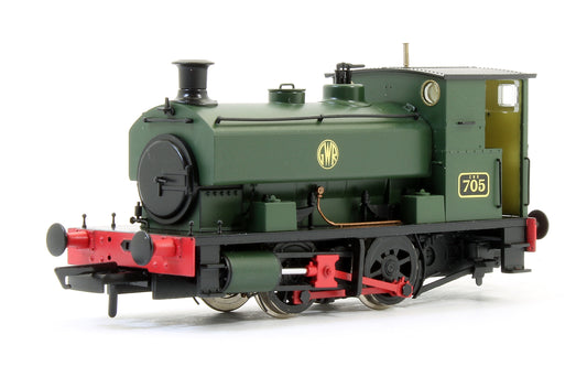 Andrew Barclay 0-4-0ST 14" 2047 '705' GWR Green With Shirtbutton Roundel Steam Locomotive