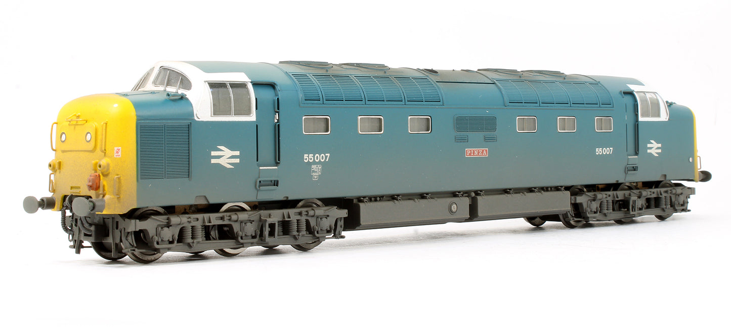 Pre-Owned Class 55007 'Pinza' BR Blue Diesel Locomotive (Weathered)