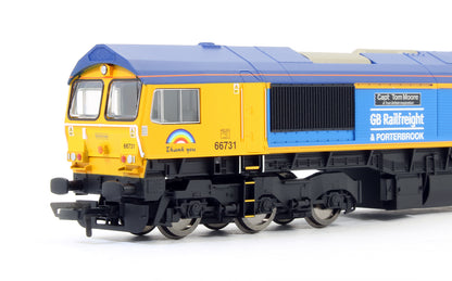 Pre-Owned R30069 GBRf Class 66 'Capt Tom Moore A True British Inspiration' Diesel Locomotive (Limited Edition)