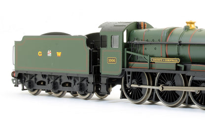 Pre-Owned R2937 RailRoad GWR 4-6-0 'County Of Cornwall' 1006 Steam Locomotive