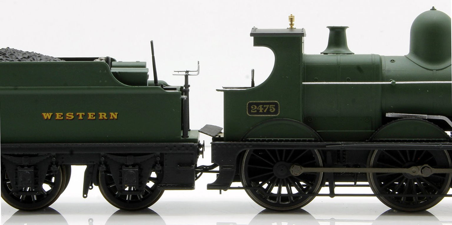 GWR Unlined Green Dean Goods 0-6-0 Steam Locomotive No.2475