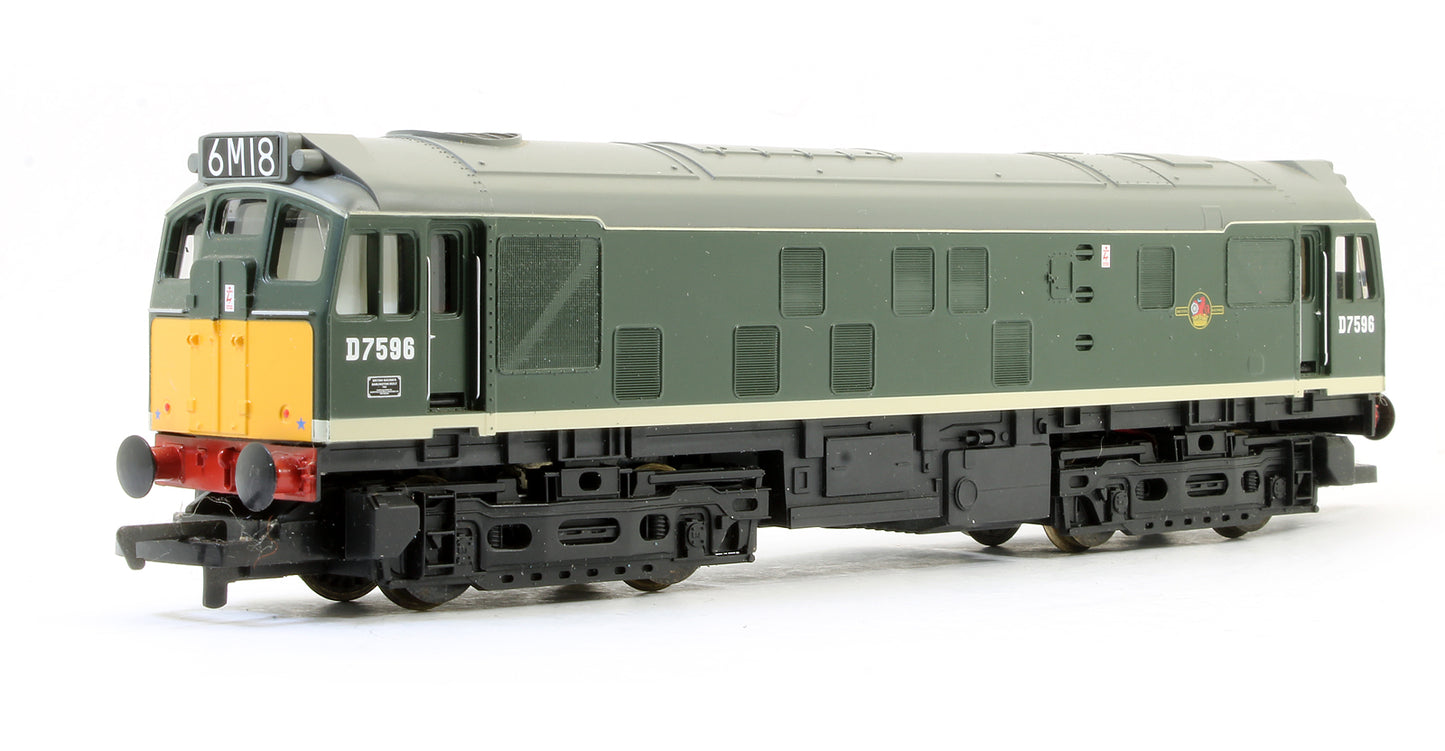 Pre-Owned BR Bo-Bo Green Class 25 'D7596' Diesel Locomotive