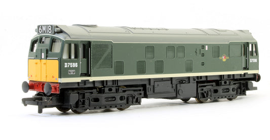 Pre-Owned BR Bo-Bo Green Class 25 'D7596' Diesel Locomotive
