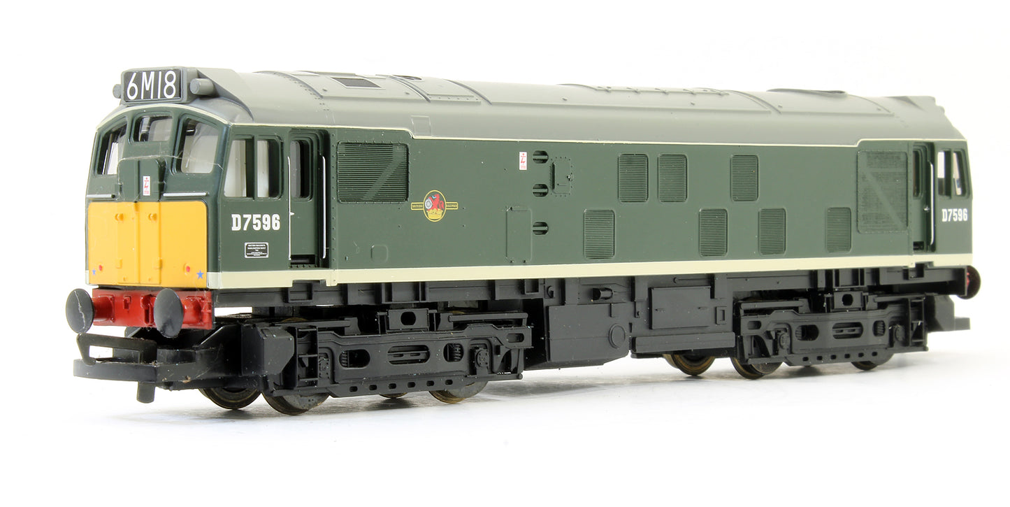 Pre-Owned BR Bo-Bo Green Class 25 'D7596' Diesel Locomotive