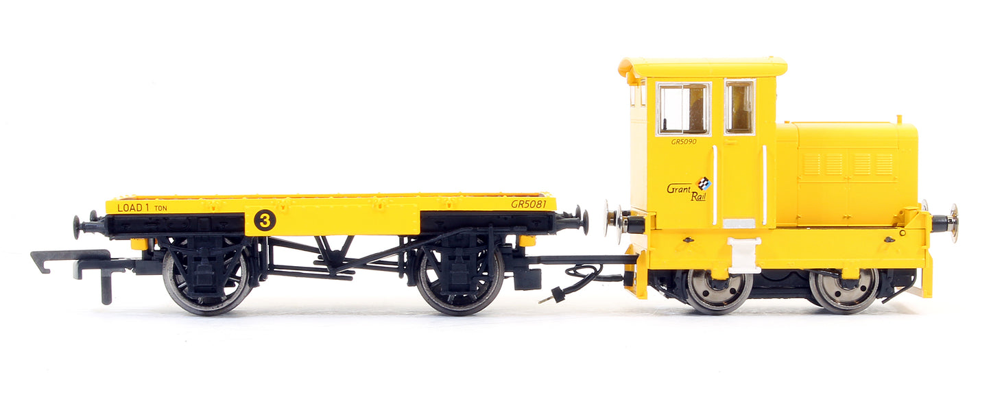Grantrail Ltd Ruston & Hornsby 48DS 0-4-0 & Flatbed Wagon No.GR5090