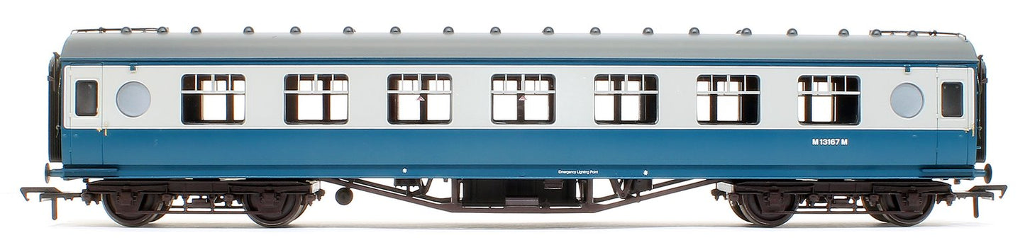 Pre-Owned LMS 57ft 'Porthole' Second Corridor BR Blue & Grey M13167M