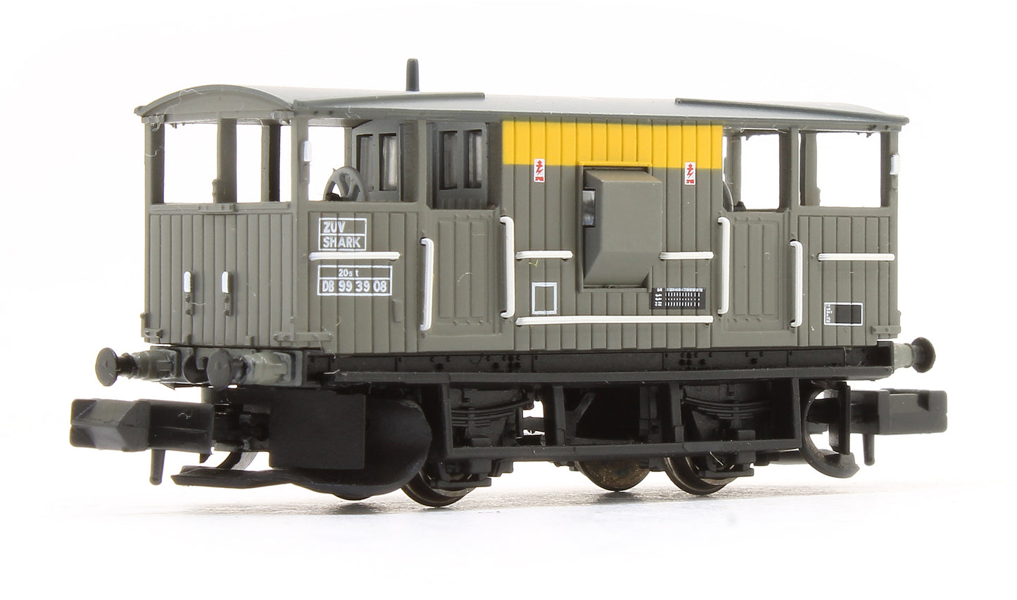 BR 20T 'Shark' Ballast Plough Brake Van BR Engineers Grey & Yellow No. DB993736