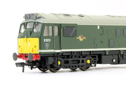 Pre-Owned Class 25/1 BO-BO D5211 BR Green Diesel Locomotive - DCC Fitted