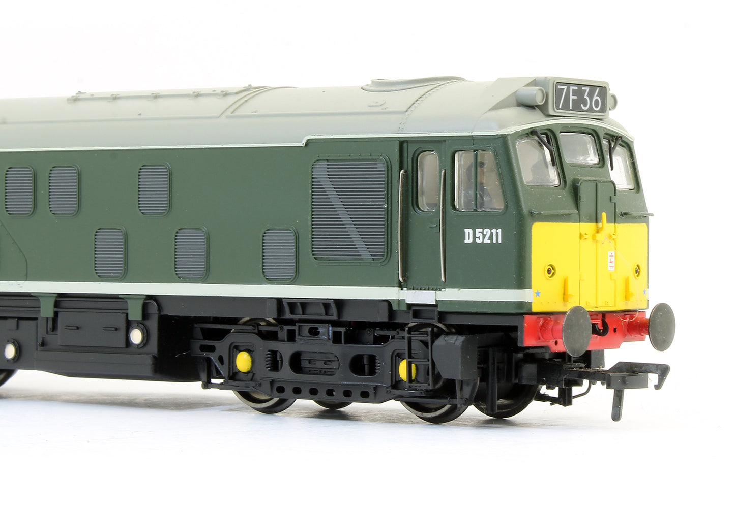 Pre-Owned Class 25/1 BO-BO D5211 BR Green Diesel Locomotive - DCC Fitted