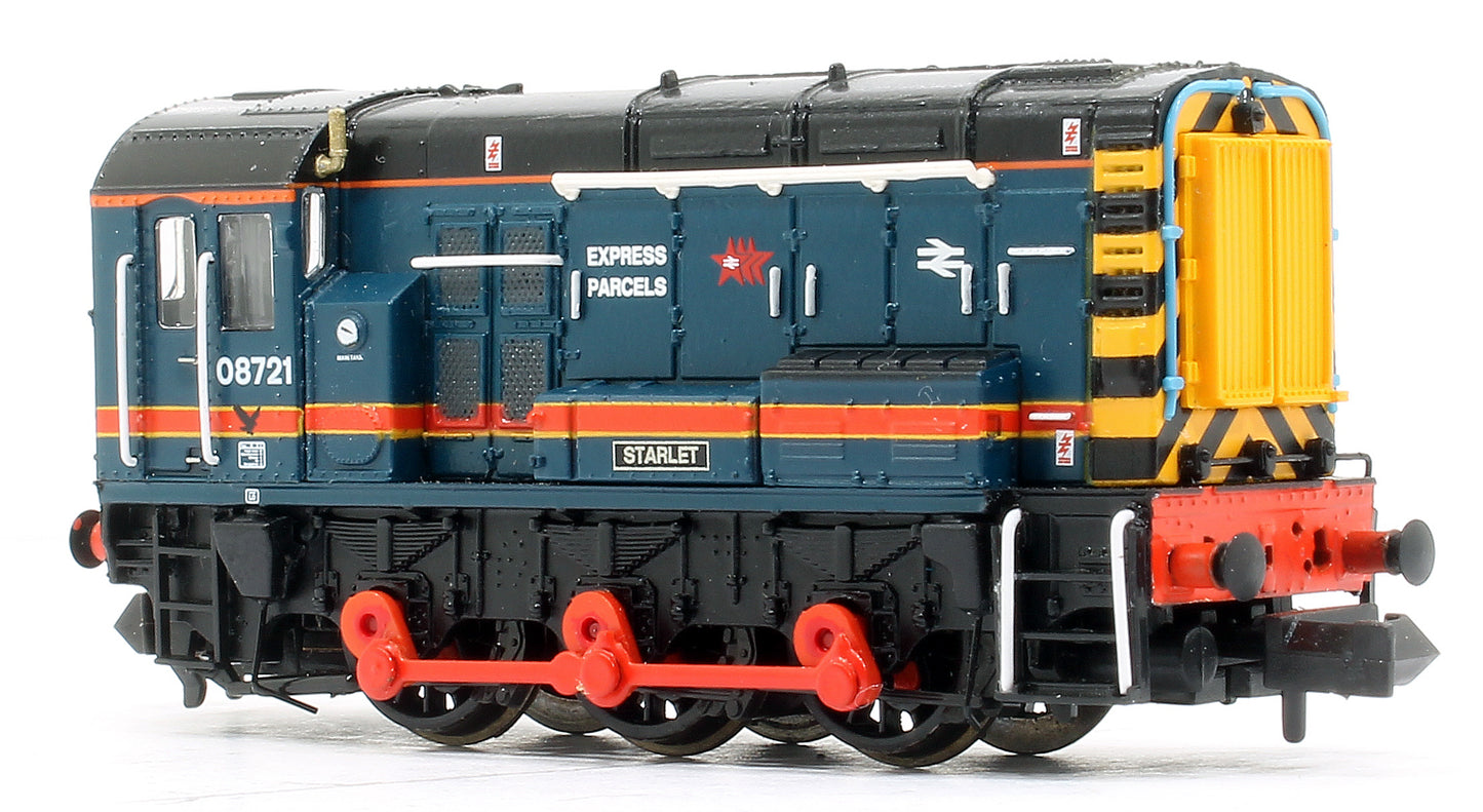 Class 08 08721 'Starlet' BR Red Star Express Parcels Diesel Shunter (DCC Sound)