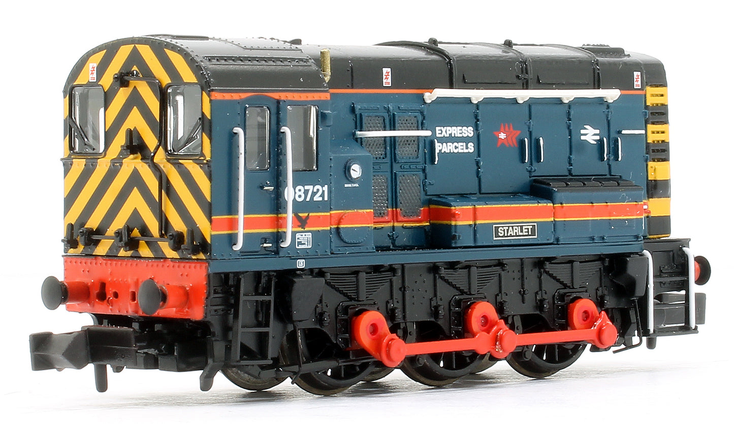 Class 08 08721 'Starlet' BR Red Star Express Parcels Diesel Shunter (DCC Sound)