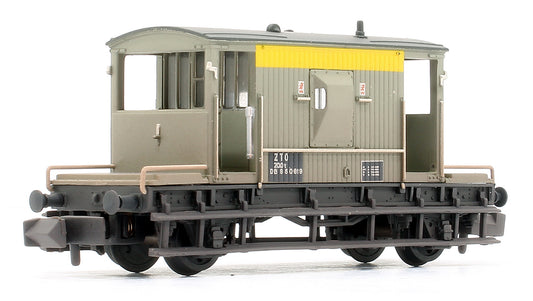 BR 20T Brake Van BR Engineers Grey & Yellow 950619 - Weathered