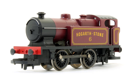 RailRoad 0-4-0 'Hogarth Stone' No.6 Steam Locomotive