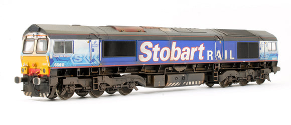 Pre-Owned Class 66/9 DRS/Stobart Rail 66411 Diesel Locomotive DCC Fitted (Deluxe Weathering)