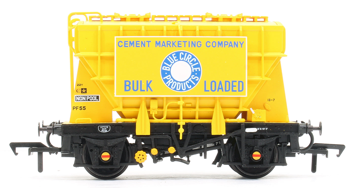 BR 22T 'Presflo' Cement Wagon 'Blue Circle Cement' Yellow PF55