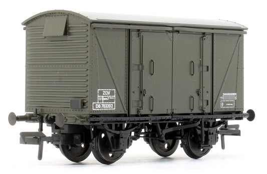 BR 12T 'Vanwide' Ventilated Van BR Departmental Olive Green No. DB783392