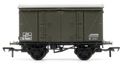 BR 12T 'Vanwide' Ventilated Van BR Departmental Olive Green No. DB783392