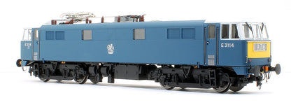 Class 86/0 'AL6' Bo-Bo Electric Locomotive BR Blue E3114 with small yellow warning panels and blue bufferbeams
