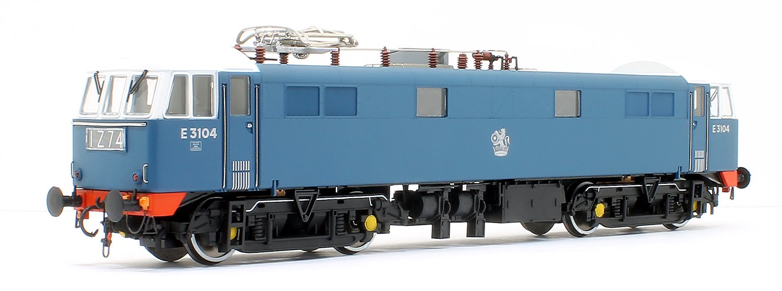 Class 86/0 'AL6' Bo-Bo Electric Locomotive BR Blue E3104 with red bufferbeams – as built